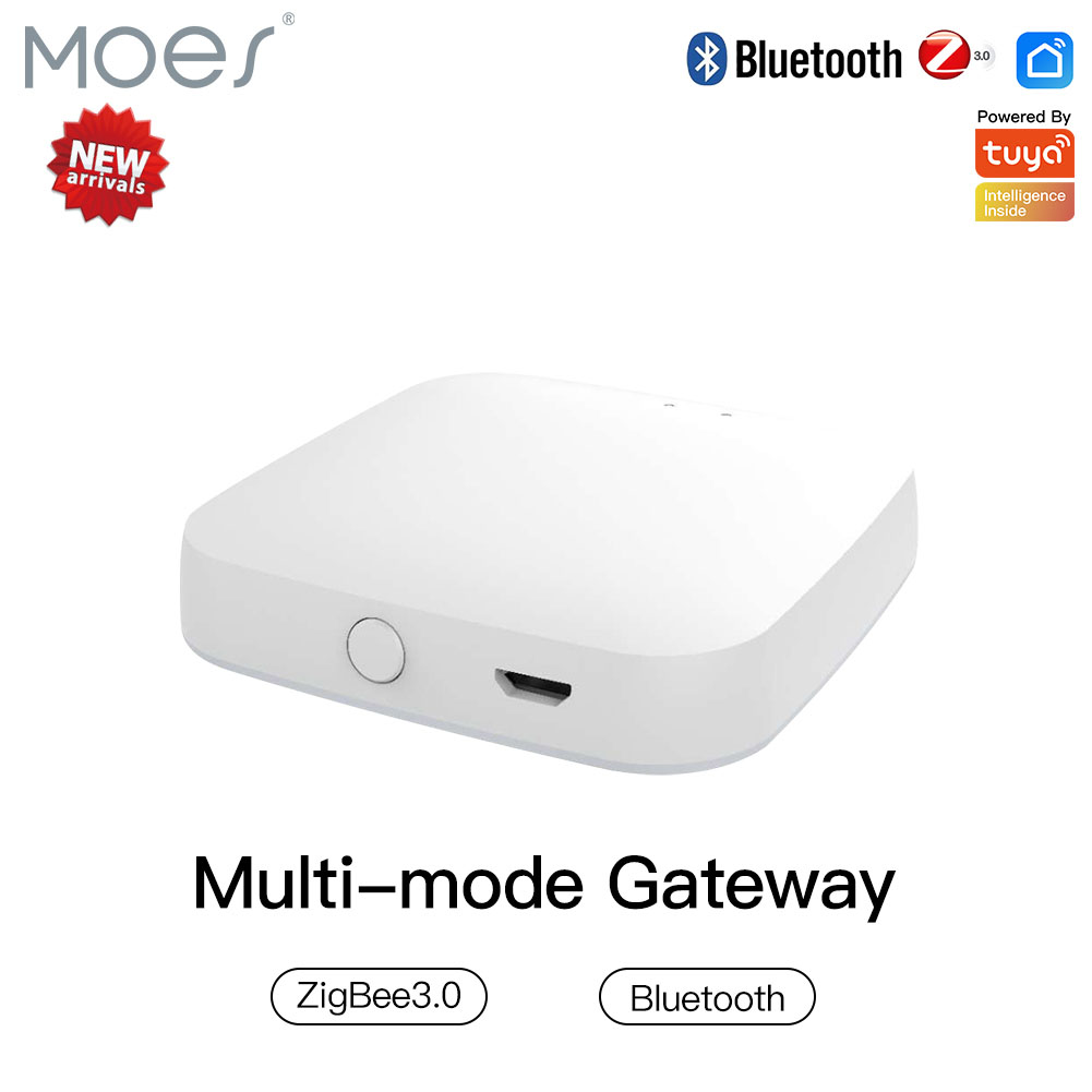 Smart Home Living - MOES-Puerta de enlace inteligente multimodo ZigBee,