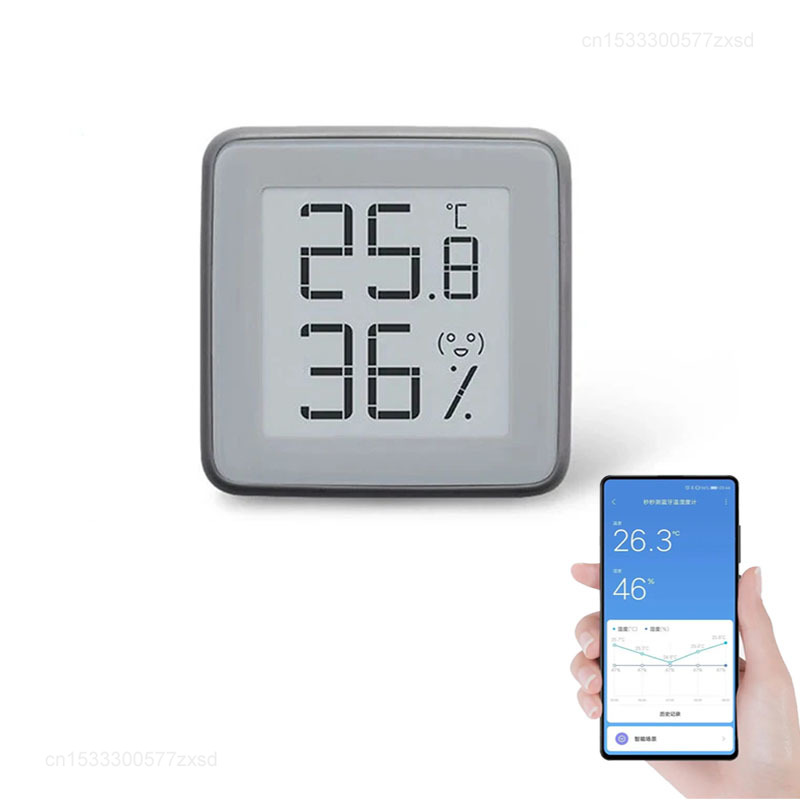 Smart Home Utilities - MiaoMiaoCe-termómetro inteligente con Bluetooth, pantalla de