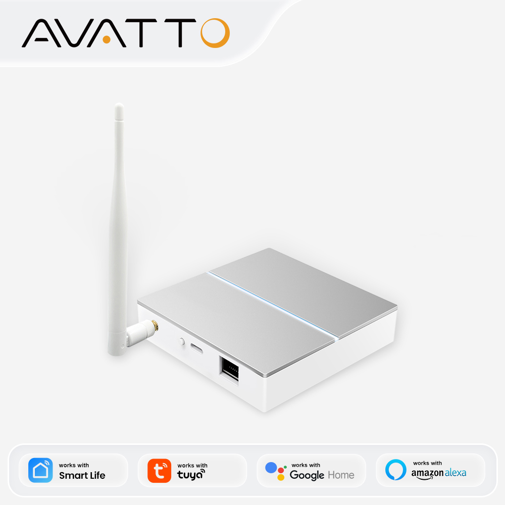 Smart Home Living - AVATTO Tuya ZigBee Gateway con antena