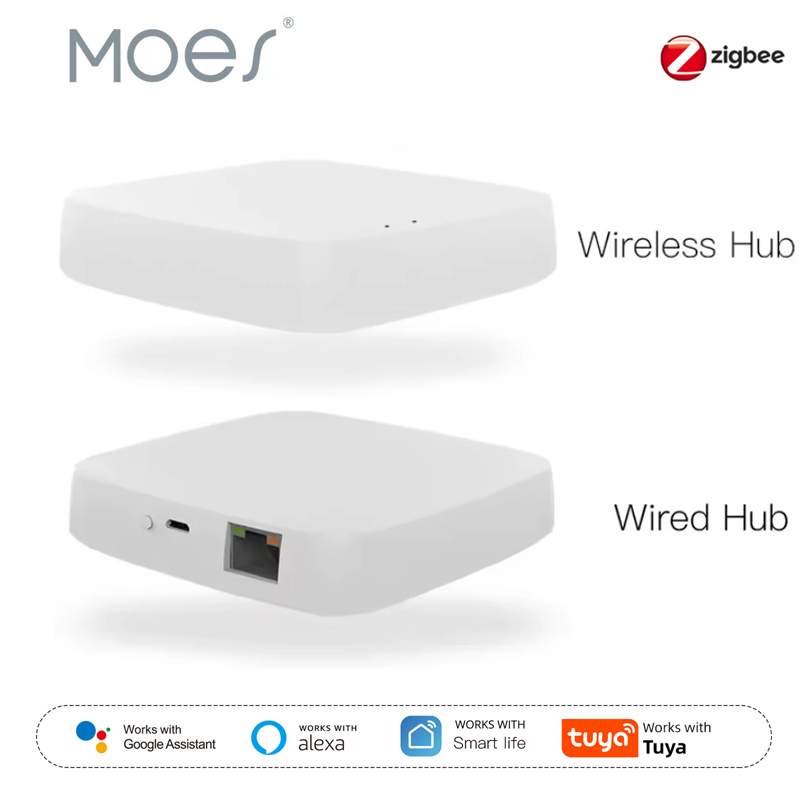 Smart Home Living - Moes Tuya ZigBee 3,0 Hub de