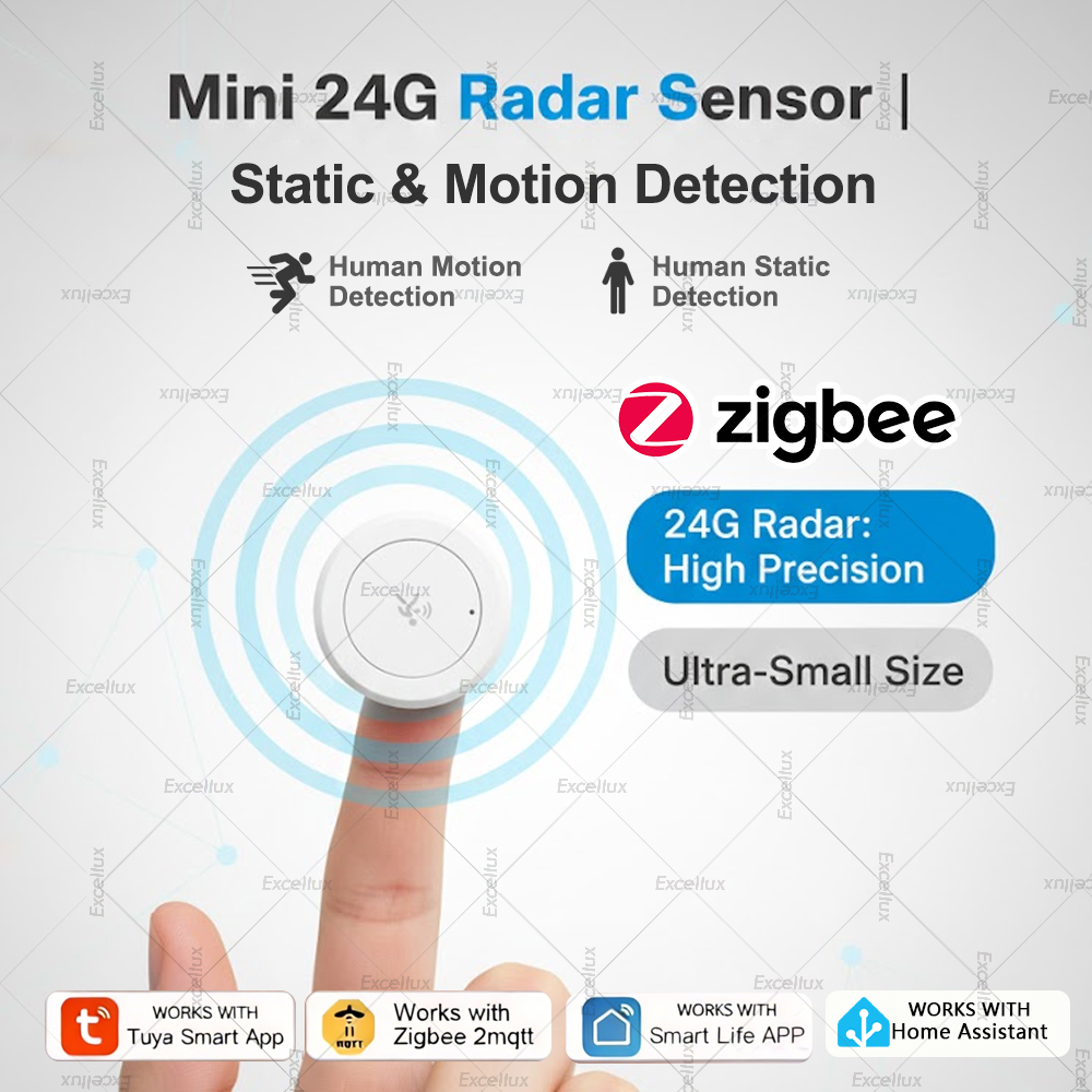 Smart Home Real Estate - Mini Sensor de Presencia Humana con