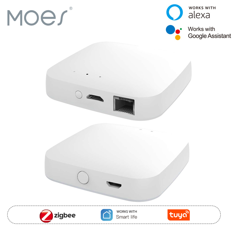 Smart Home Living - MOES Tuya ZigBee3.0 Smart Hub, puente
