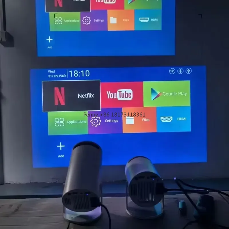 Smart Home Tablet - Proyector Inteligente HY300 Pro de Última