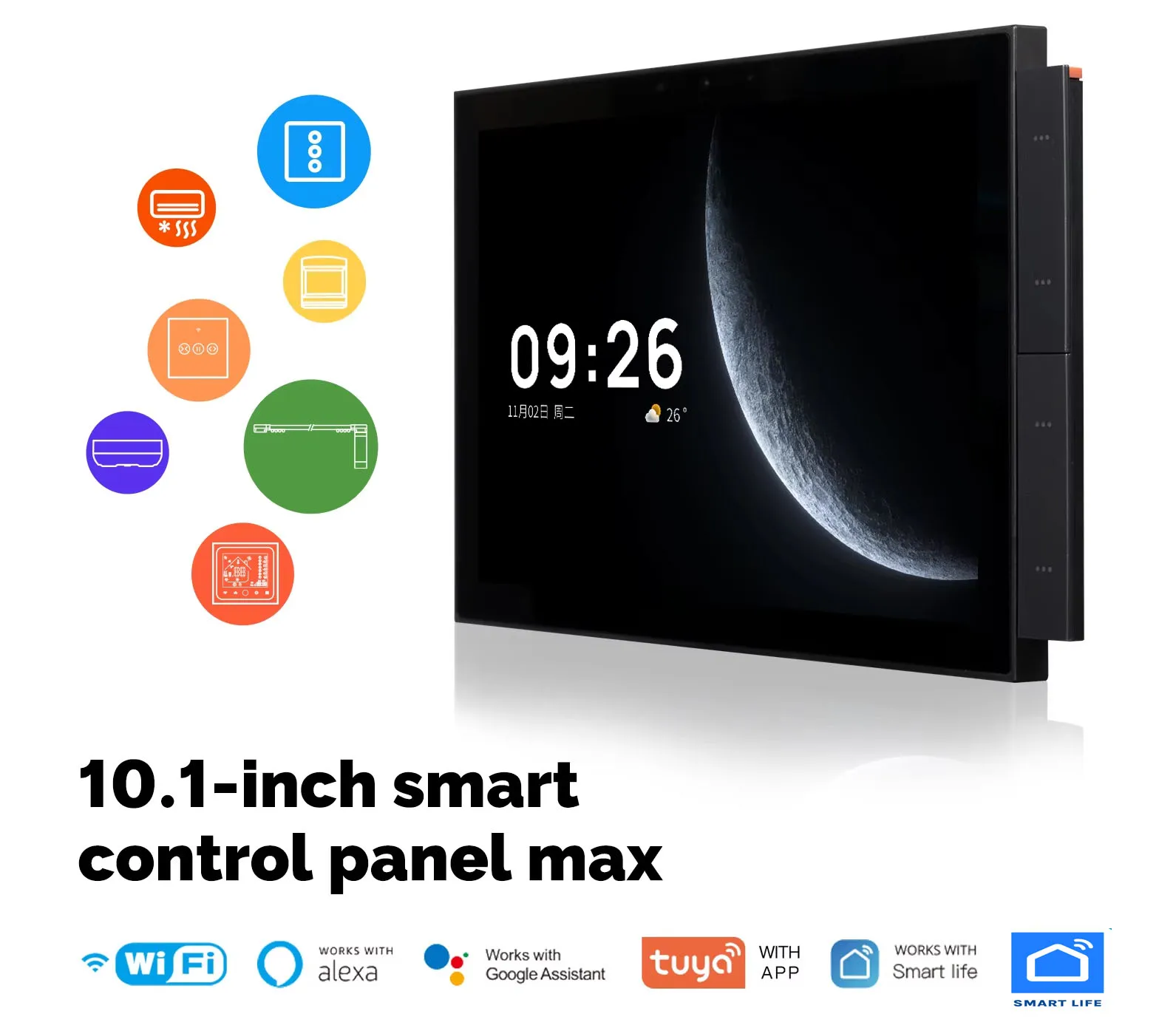 Smart Home Knx System - Interruptor Inteligente WiFi con Pantalla Táctil
