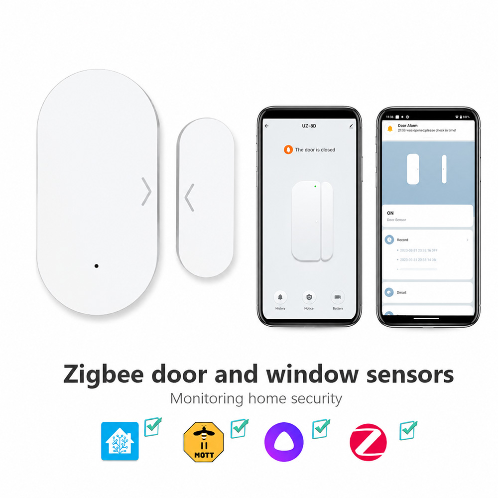 Smart Home Tablet - Sensor de Puerta y Ventana Zigbee
