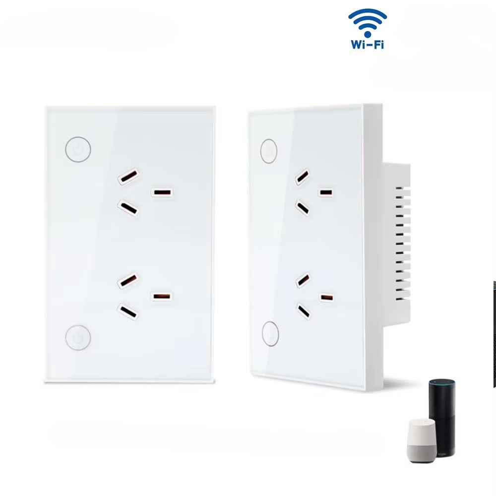 Smart Home Matter - Enchufe de Pared Inteligente Zigbee Wi-Fi