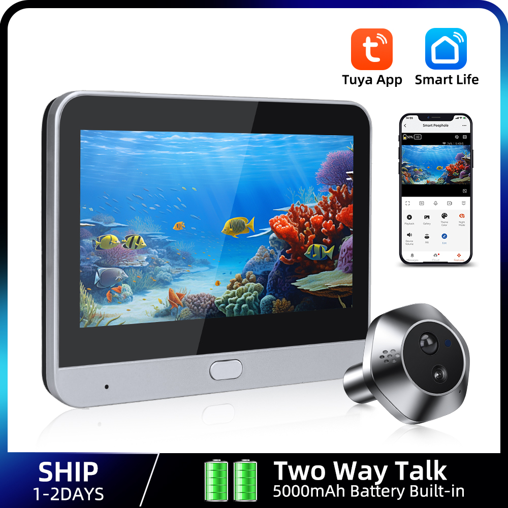 Smart Home Cctv - 1080P WiFi mirilla Tuya mirilla inteligente