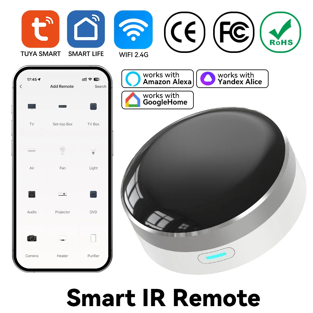 Smart Home Living - YFK Control Remoto Universal Inteligente WiFi