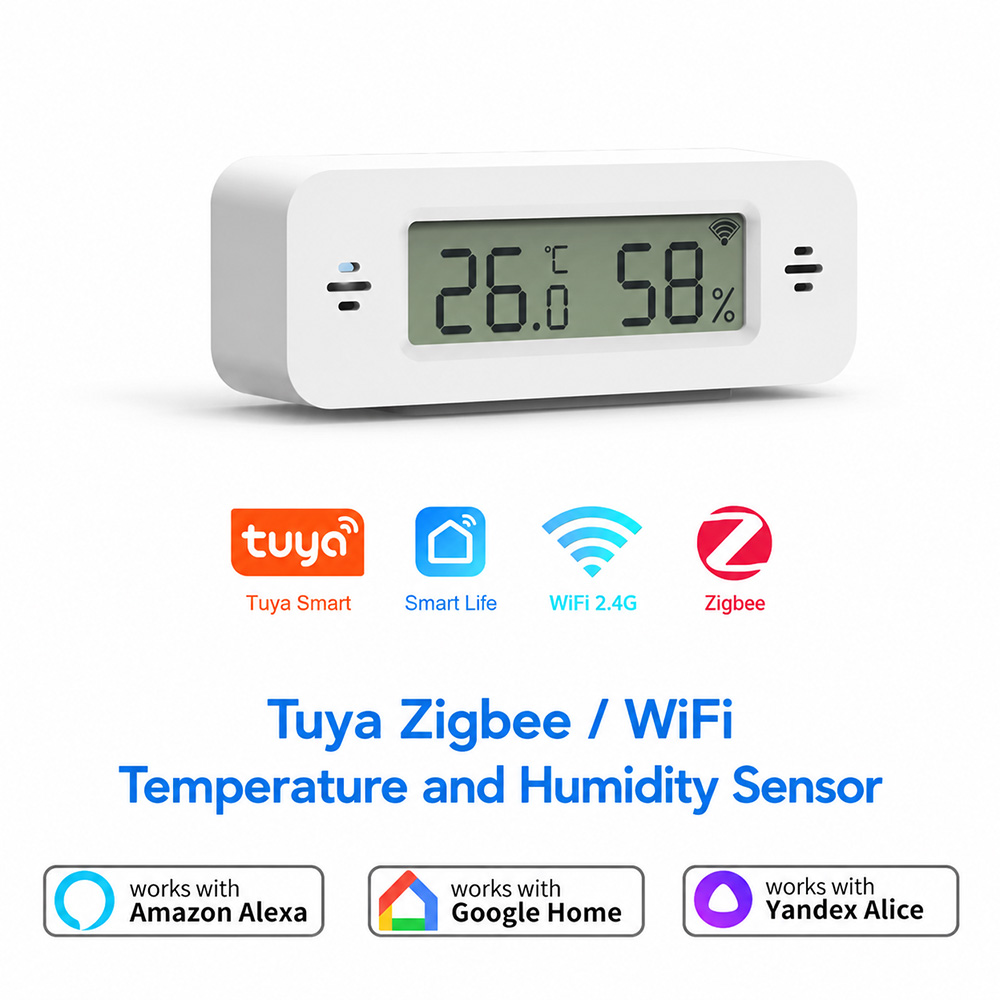 Smart Home Tablet - Sensor de Temperatura y Humedad Mini