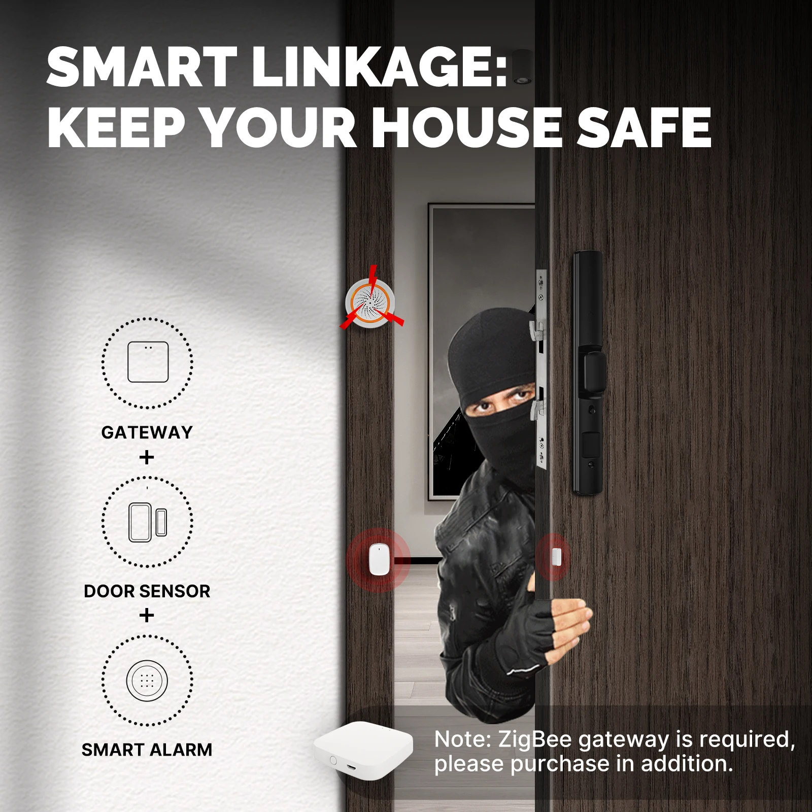 MOES Tuya Smart ZigBee-Sensor  - Smart Home Full System reseña y precio