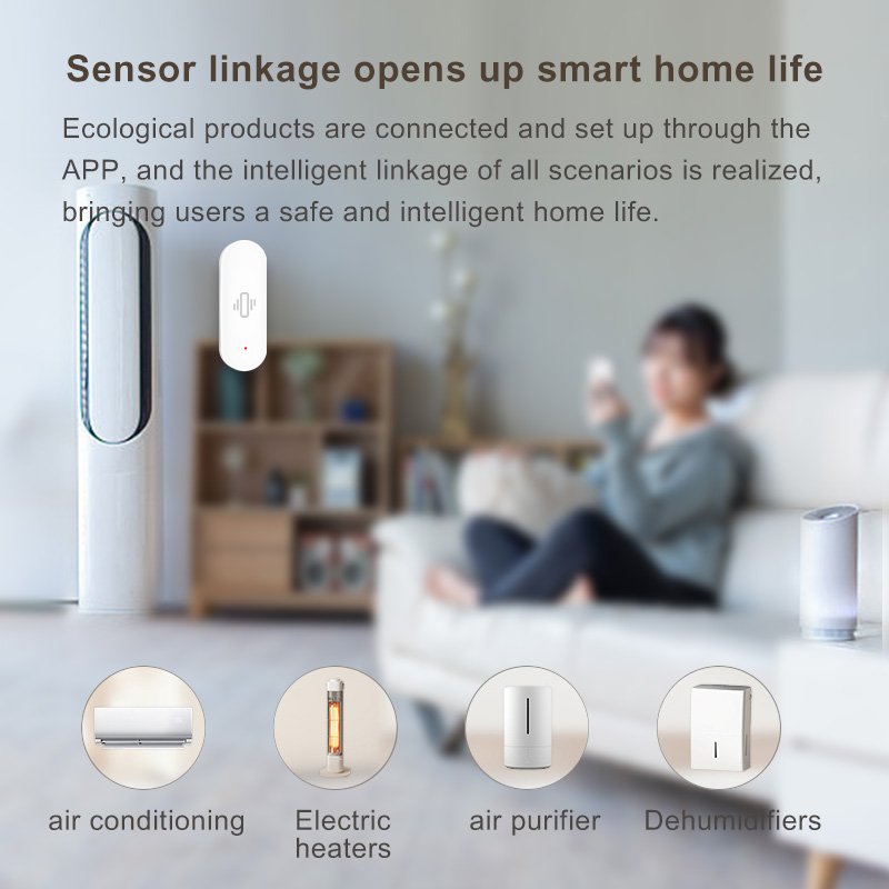 Sensor de vibración WiFi Tuya, - Smart Home Living reseña y precio