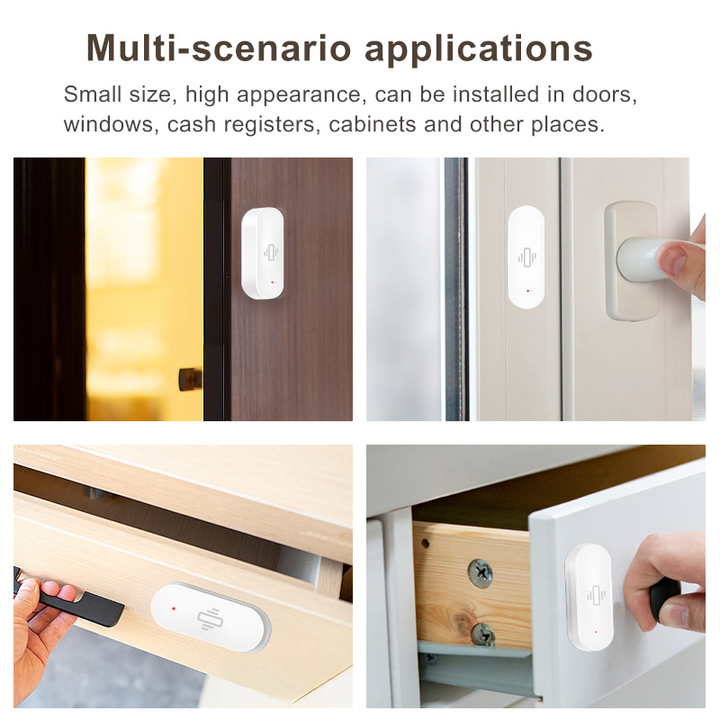 Sensor de vibración WiFi Tuya, - Smart Home Living reseña y precio