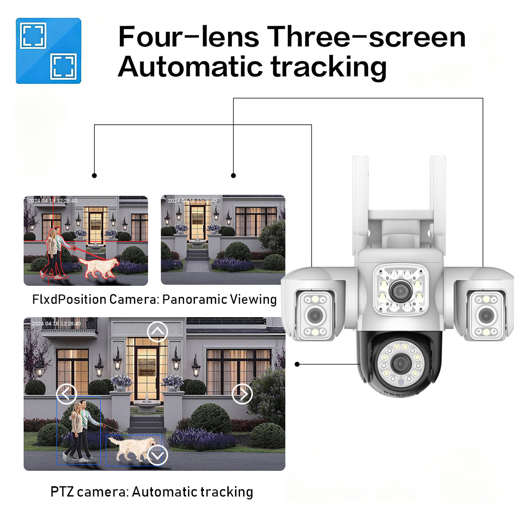 Cámara WiFi 8K de 15MP para Ex - Smart Home Cctv Camera reseña y precio