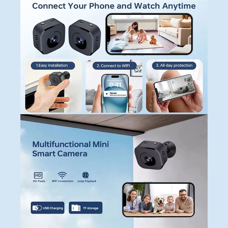 Mini Cámara de Seguridad Lenov - Smart Home Cctv Camera reseña y precio