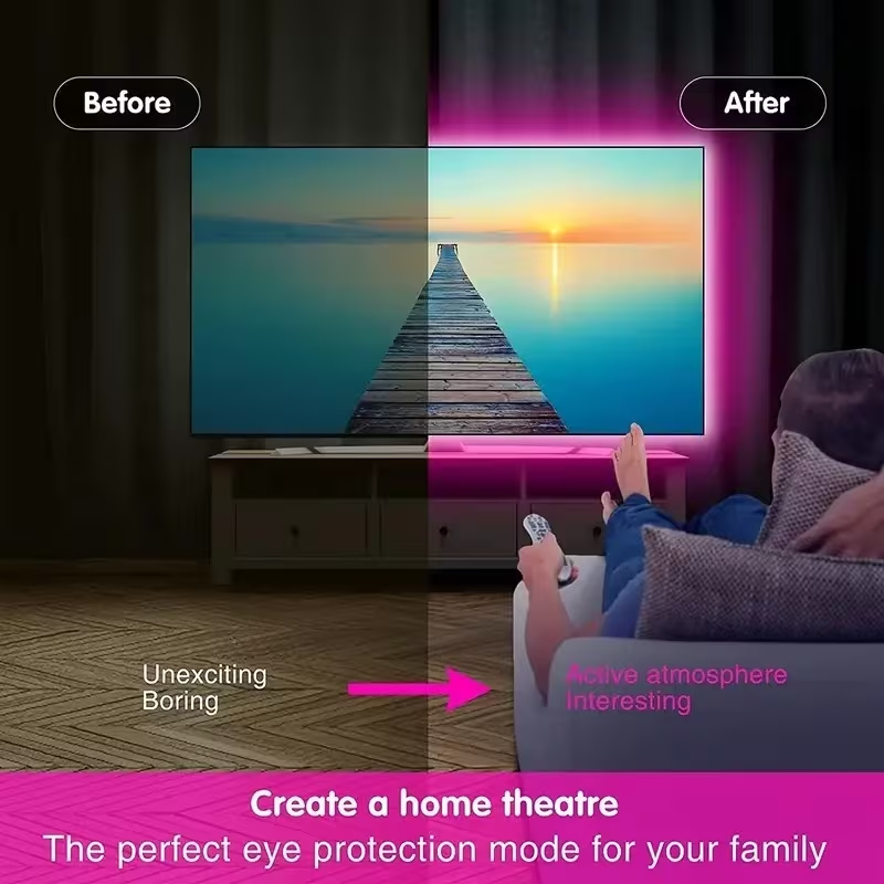 Tira de Luces LED RGB Intelige - Smart Home Living Room reseña y precio