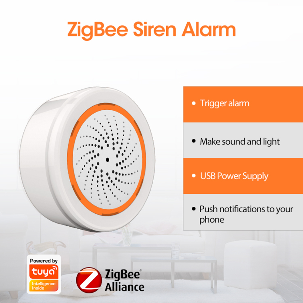 Coolcam-alarma de sirena intel - Smart Home Living reseña y precio