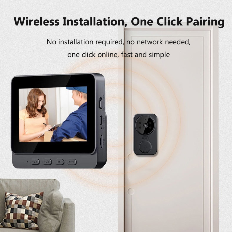 Timbre de vídeo inalámbrico Wi - Smart Home Video Doorphone Ezviz reseña y precio