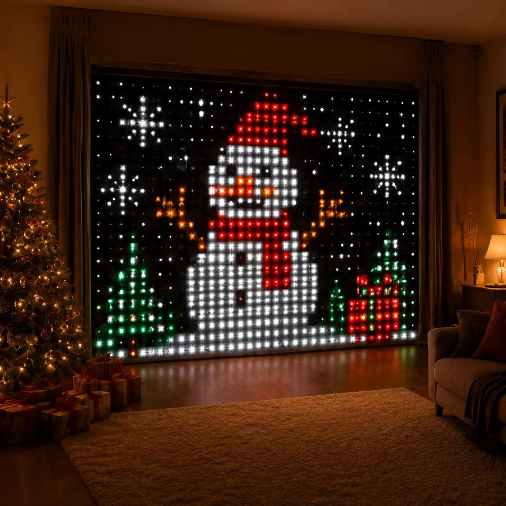 Luces LED de cortina de píxele - Smart Home Diy reseña y precio