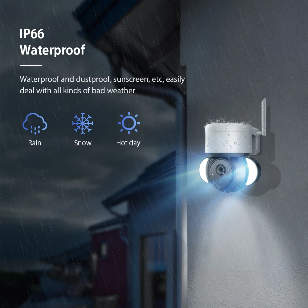 INQMEGA-cámara TUYA de 5MP, cá - Smart Home Cctv Camera reseña y precio