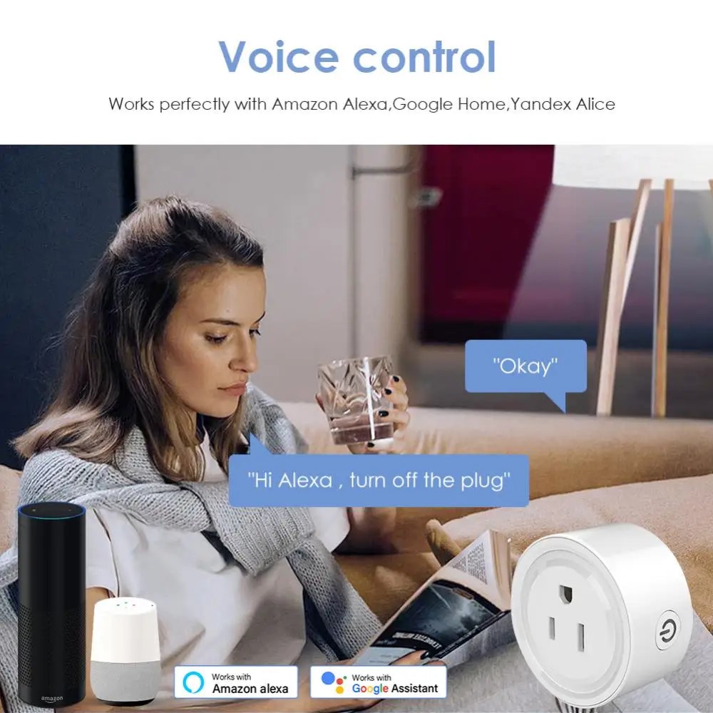 Tuya-enchufe Wifi inteligente, - Smart Home Utilities reseña y precio
