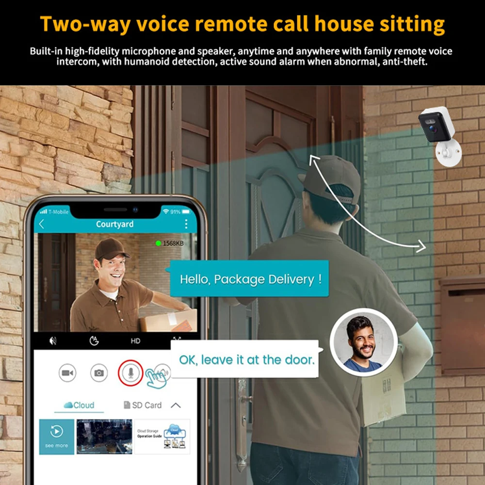 Cámara IP WiFi Tuya Smart Mini - Smart Home Cctv Camera reseña y precio