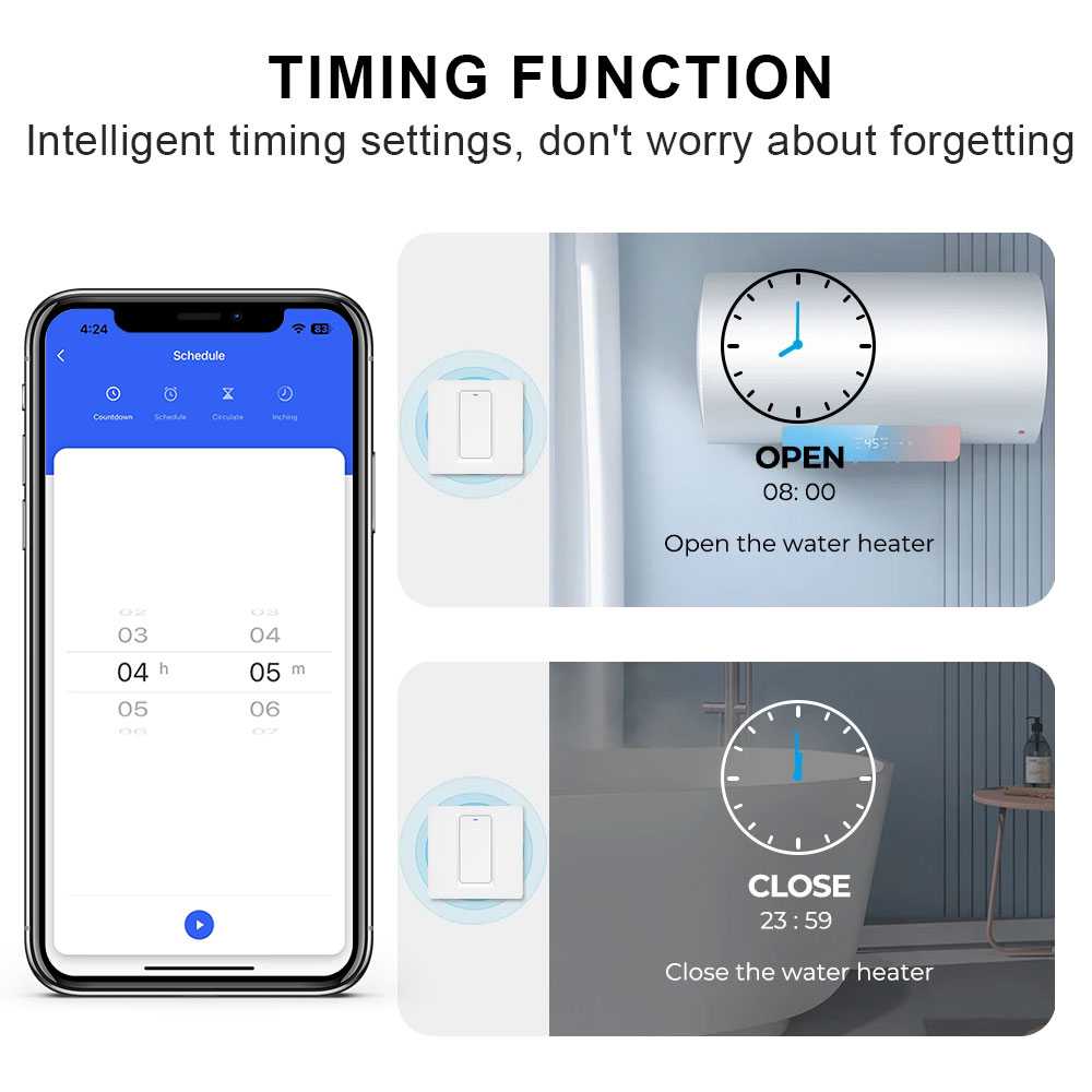 Interruptor de calentador de a - Smart Home Matter reseña y precio