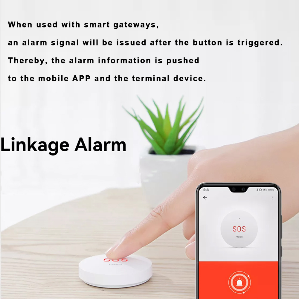 Zigbee-botón de emergencia Tuy - Smart Home Living reseña y precio