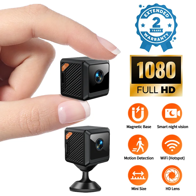W02 1080P mini protección de s - Smart Home Cctv Camera reseña y precio