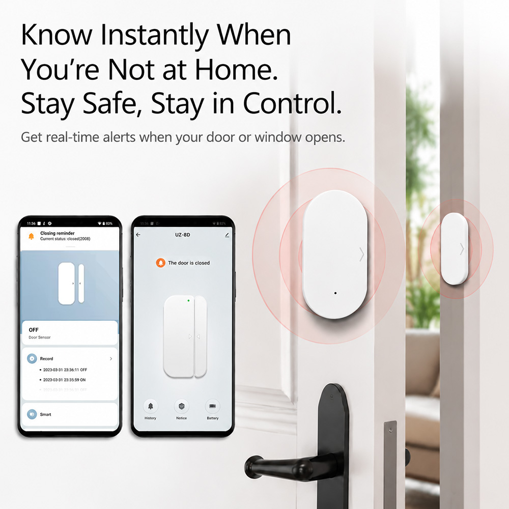 Sensor de Puerta y Ventana Zig - Smart Home Tablet reseña y precio