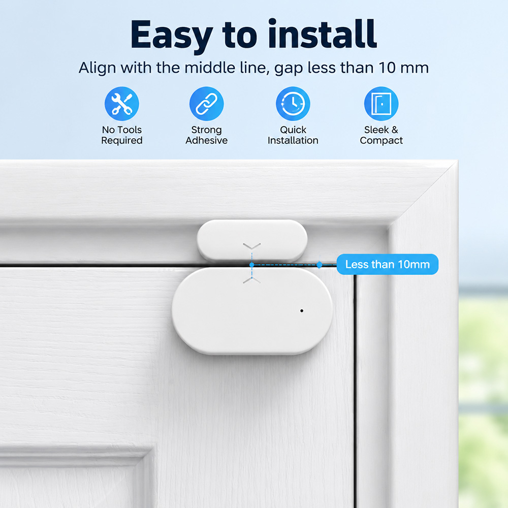 Sensor de Puerta y Ventana Zig - Smart Home Tablet reseña y precio