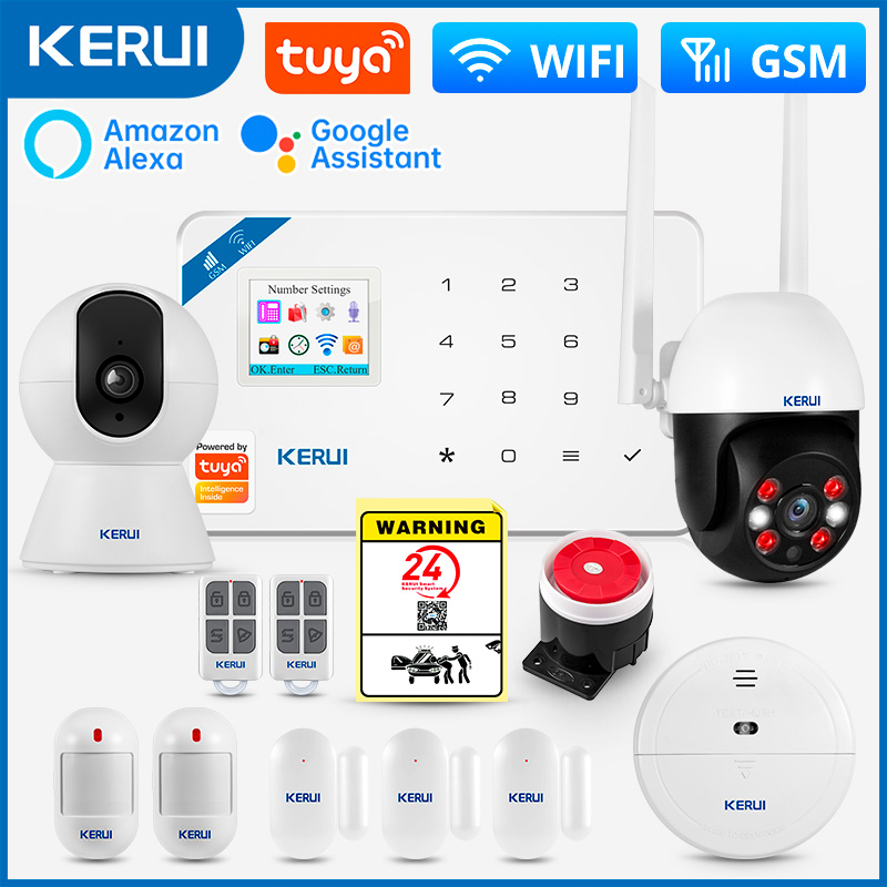 KERUI-sistema de alarma W181,  - Smart Home Cctv reseña y precio