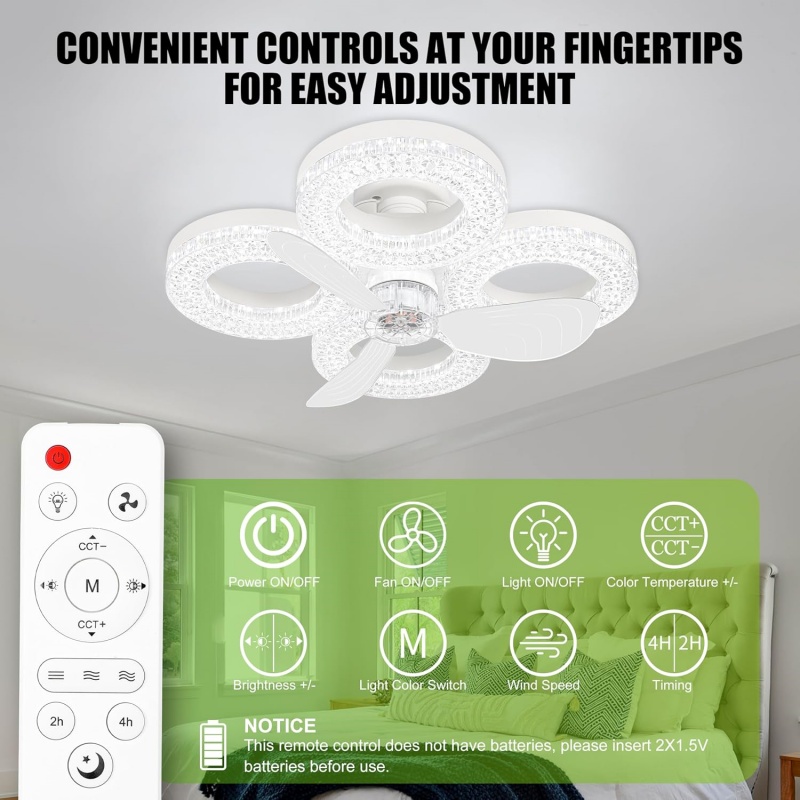 Ventilador de Techo LED Inteli - Smart Home Living Room reseña y precio