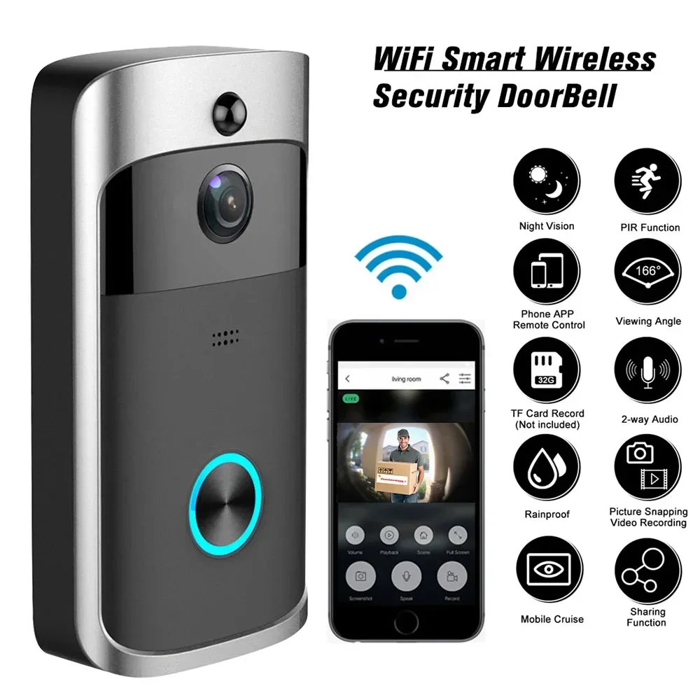 Timbre con cámara inalámbrica  - Smart Home Video Doorphone Ezviz reseña y precio