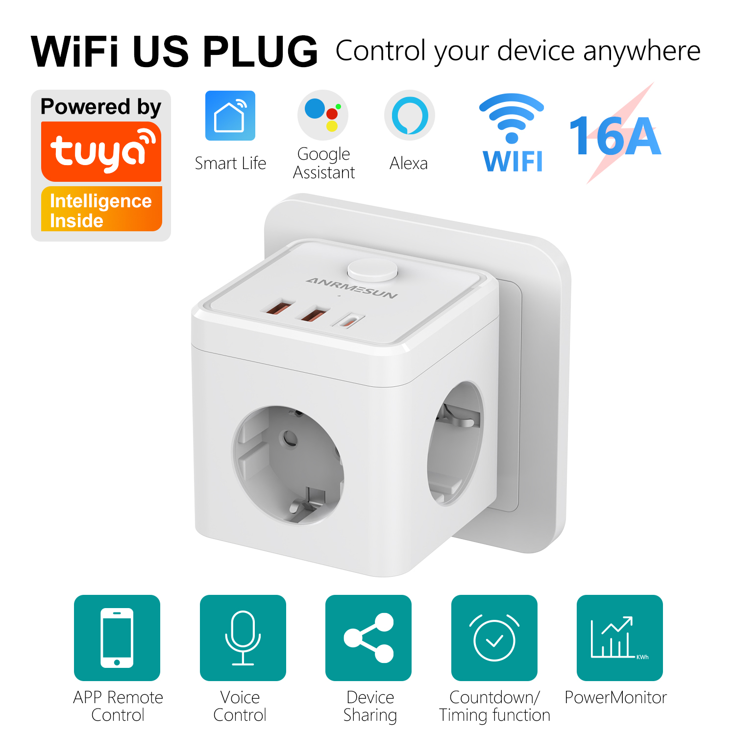Enchufe de Carga Inteligente W - Smart Home Utilities reseña y precio