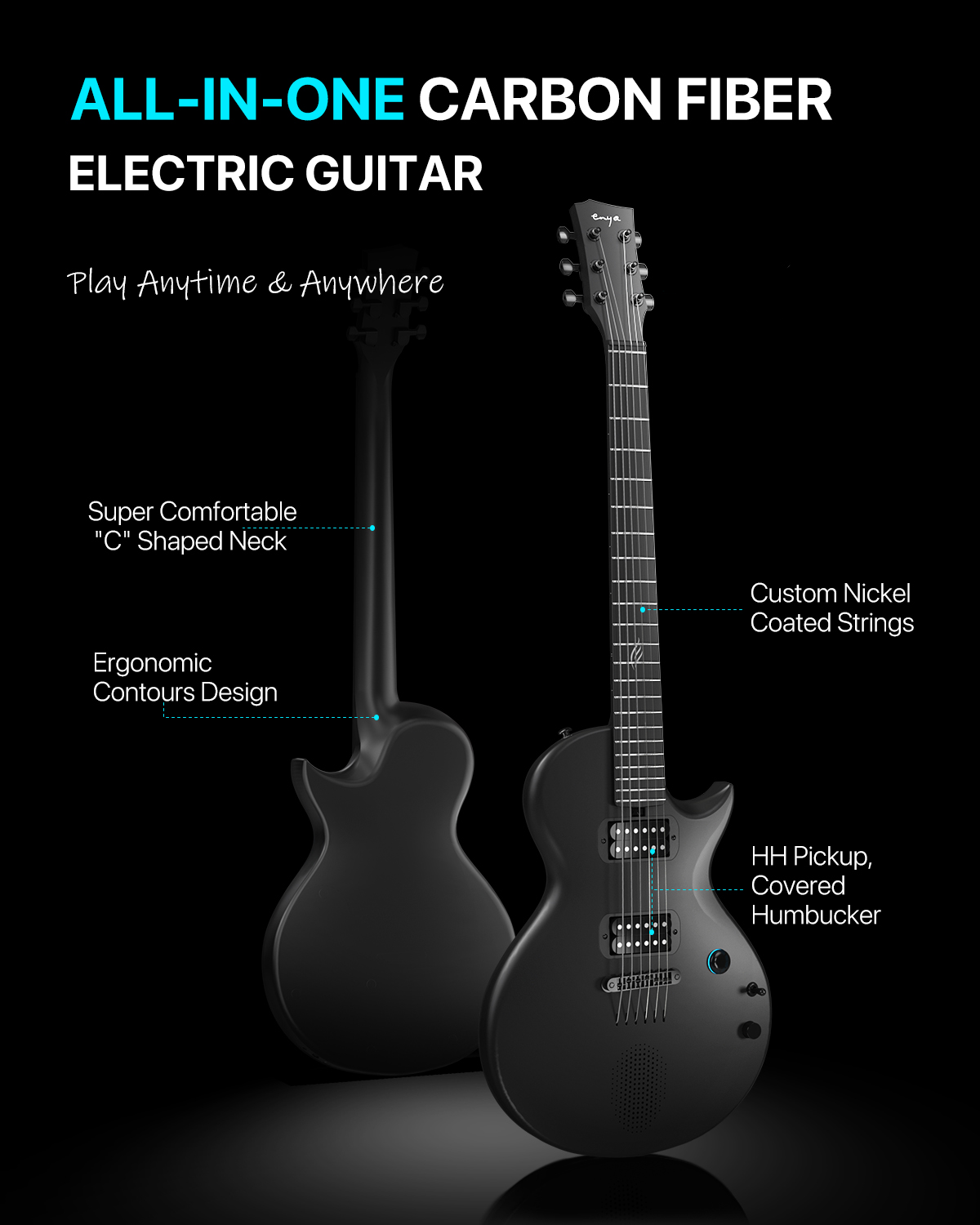 Guitarra eléctrica Enya Nova G - Smart Home Fibaro reseña y precio