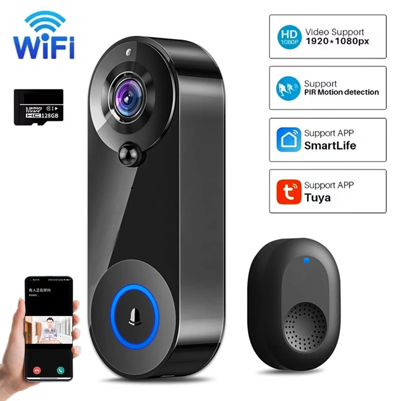 Timbre de puerta con cámara de - Smart Home Video Doorphone Ezviz reseña y precio