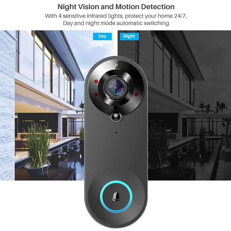 Timbre de puerta con cámara de - Smart Home Video Doorphone Ezviz reseña y precio
