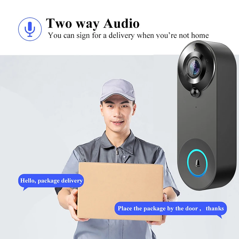 Timbre de puerta con cámara de - Smart Home Video Doorphone Ezviz reseña y precio