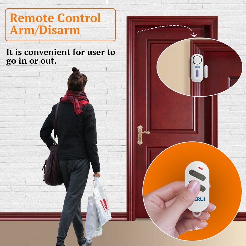 KERUI 120DB inalámbrico puerta - Smart Home Full System reseña y precio