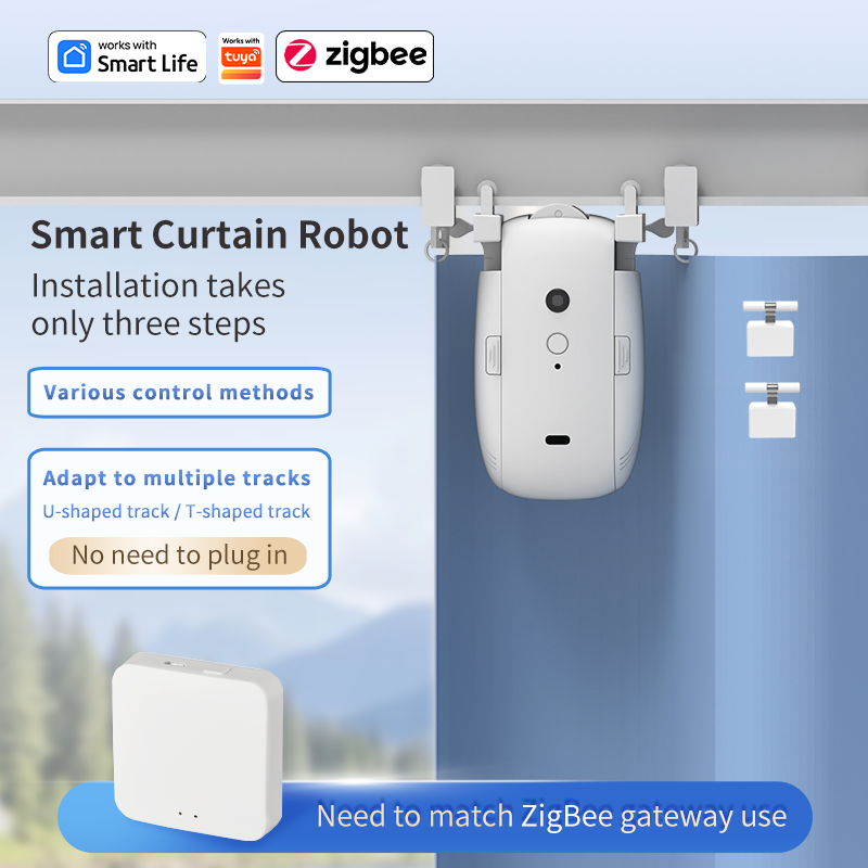 Zigbee-Robot controlador de co - Smart Home Matter reseña y precio