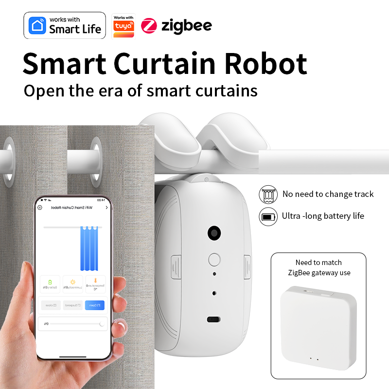 Zigbee-Robot controlador de co - Smart Home Matter reseña y precio