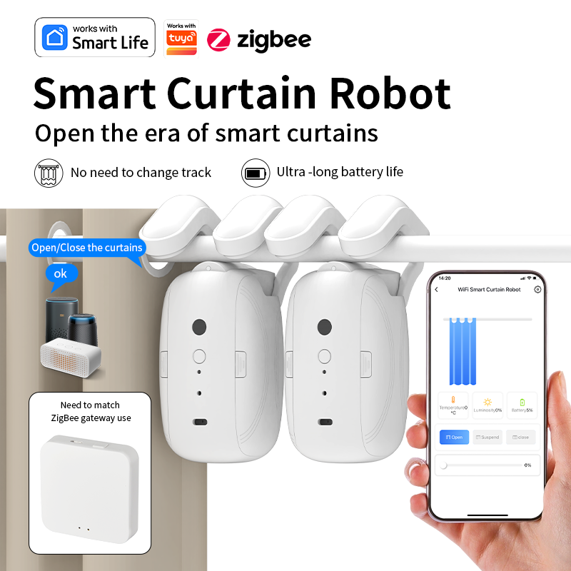 Zigbee-Robot controlador de co - Smart Home Matter reseña y precio