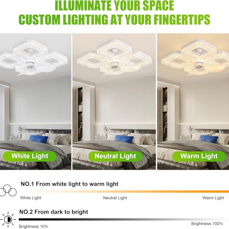 Ventilador de Techo LED Inteli - Smart Home Living Room reseña y precio